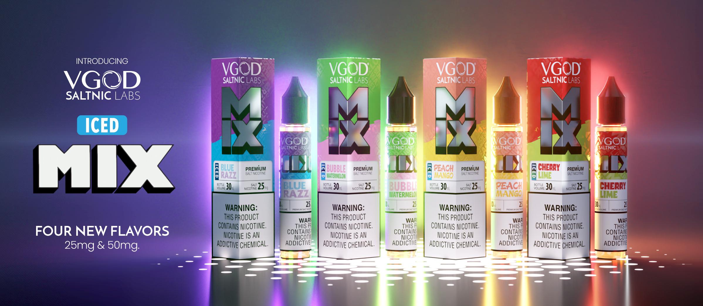 VGOD SaltNic Mix Four New Flavors