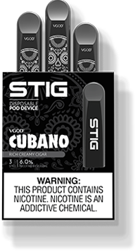 STIG Disposable Pods 3-Pack, VGOD Cubano