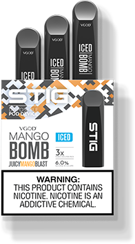 STIG Disposable Pods 3-Pack, Iced Mango Bomb