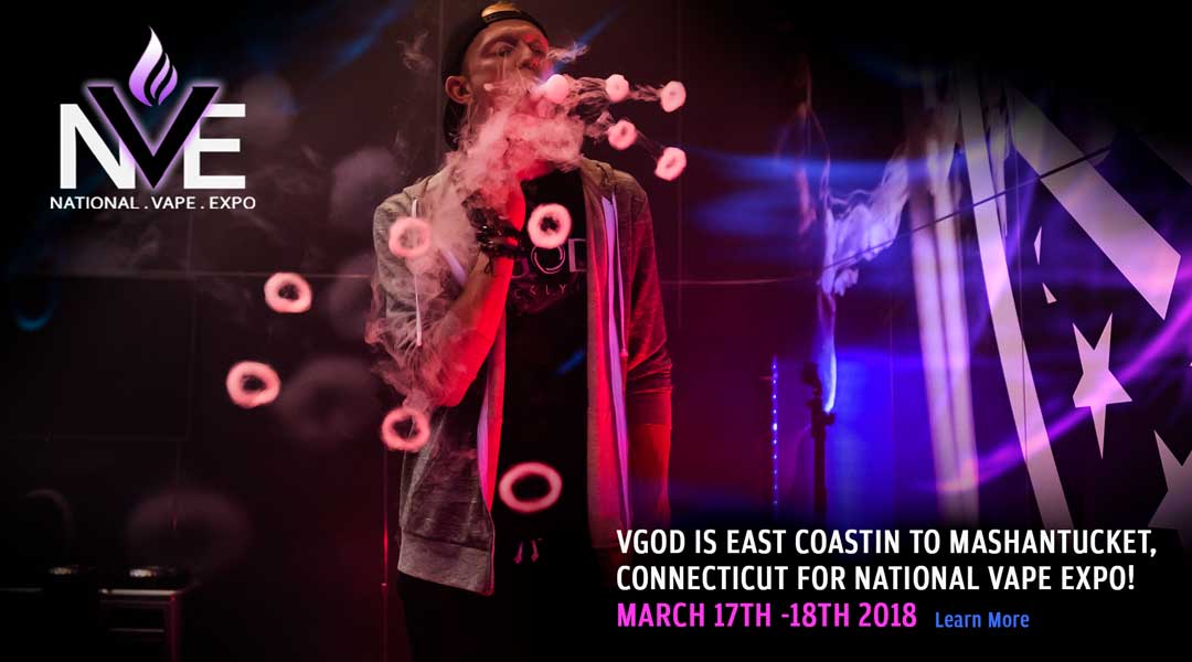 VGOD is east coastin to the Nutmeg State for the National Vape Expo!