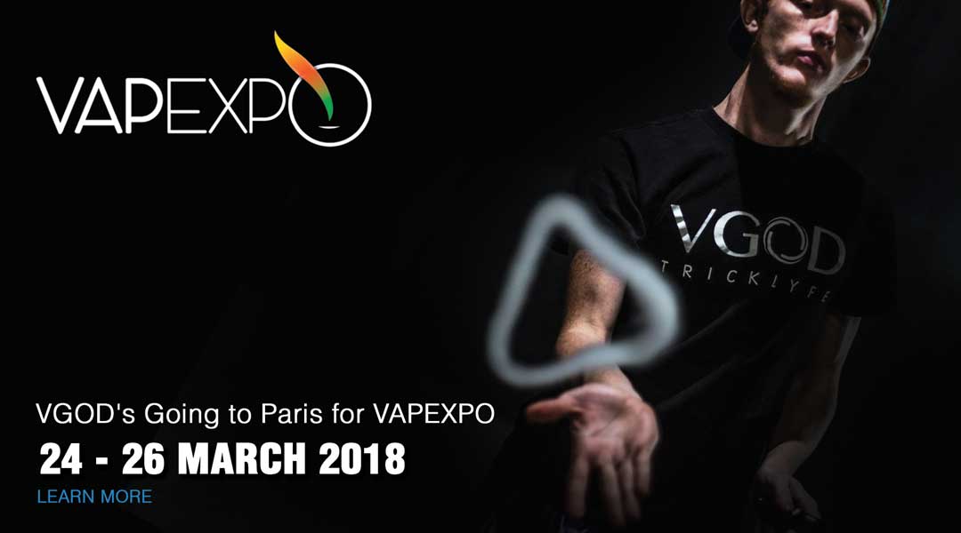 VGOD is Poppin Over to Paris for VAPEXPO France 2018! 